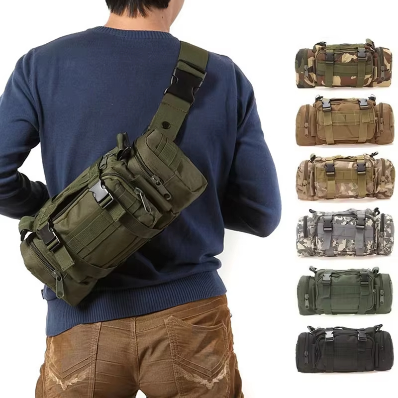 Hiking Backpack Waterproof - Mochila Tática Masculina Molle Impermeável para