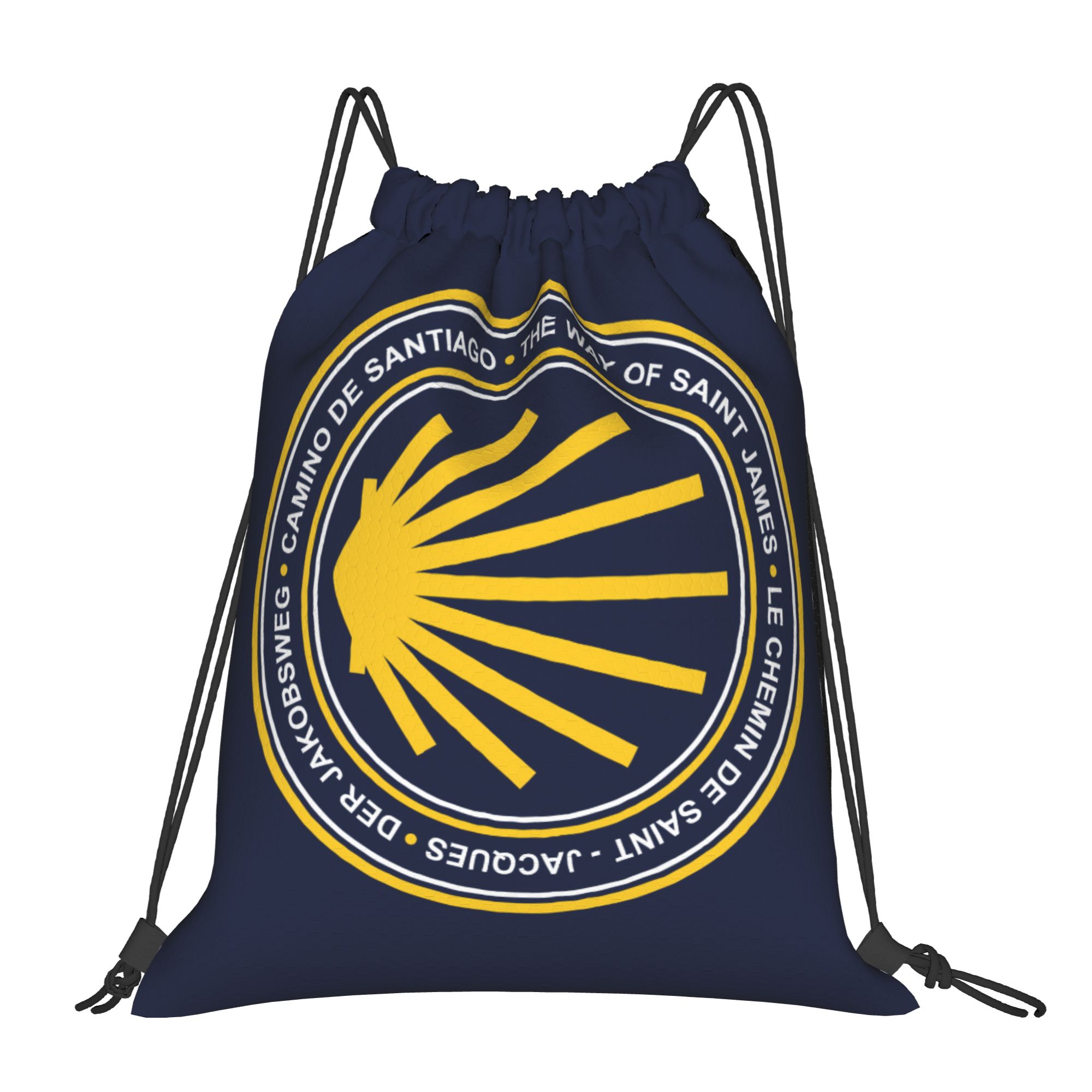 Drawstring Gym Bag - Mochila personalizada com cordão e escudo
