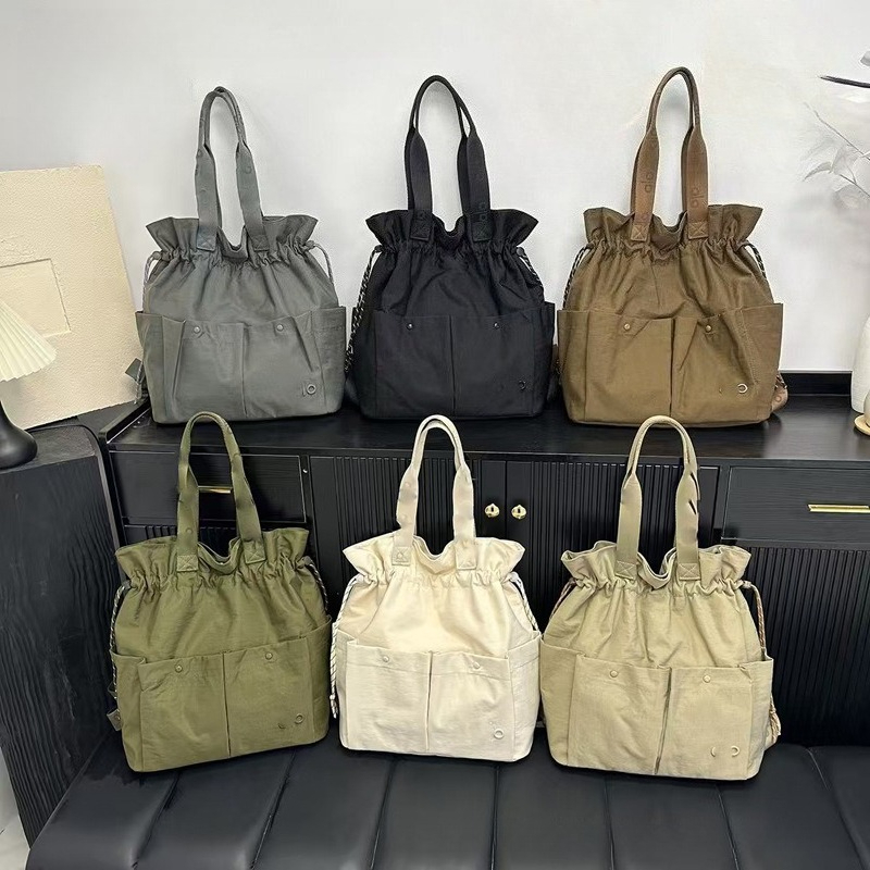 Drawstring Gym Bag - Bolsa de Ombro Grande com Cordão,