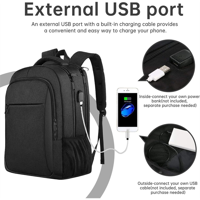 Mochila Antifurto USB Impermeá - Travel Backpack Anti Theft avaliação e preço