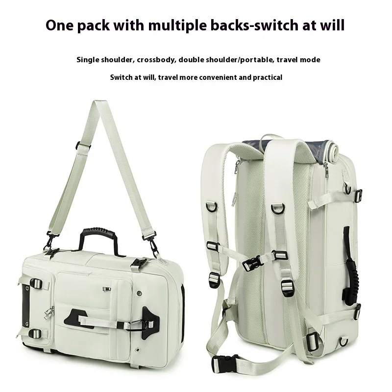 55L saco de viagem de grande c - Laptop Backpack 15.6 avaliação e preço
