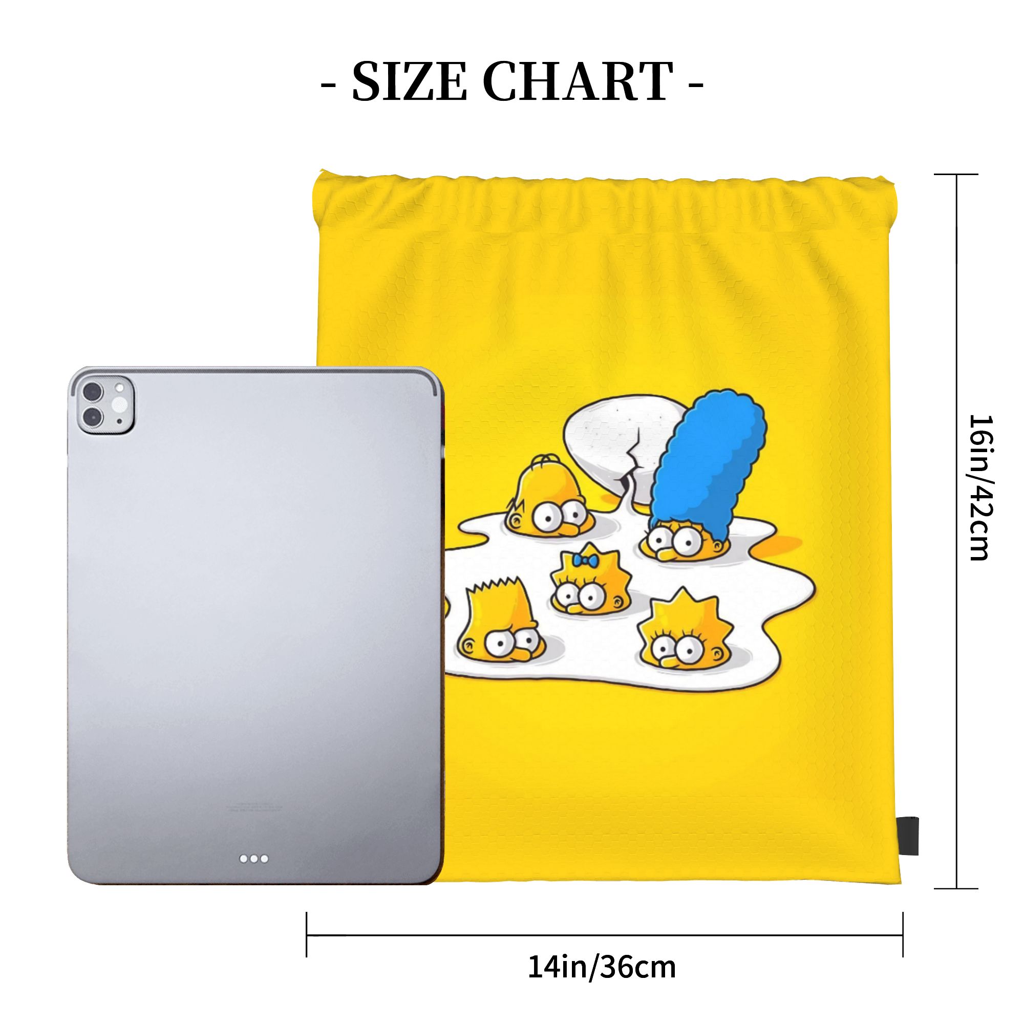 Mochila de Cordão Simpson com  - Drawstring Gym Bag avaliação e preço
