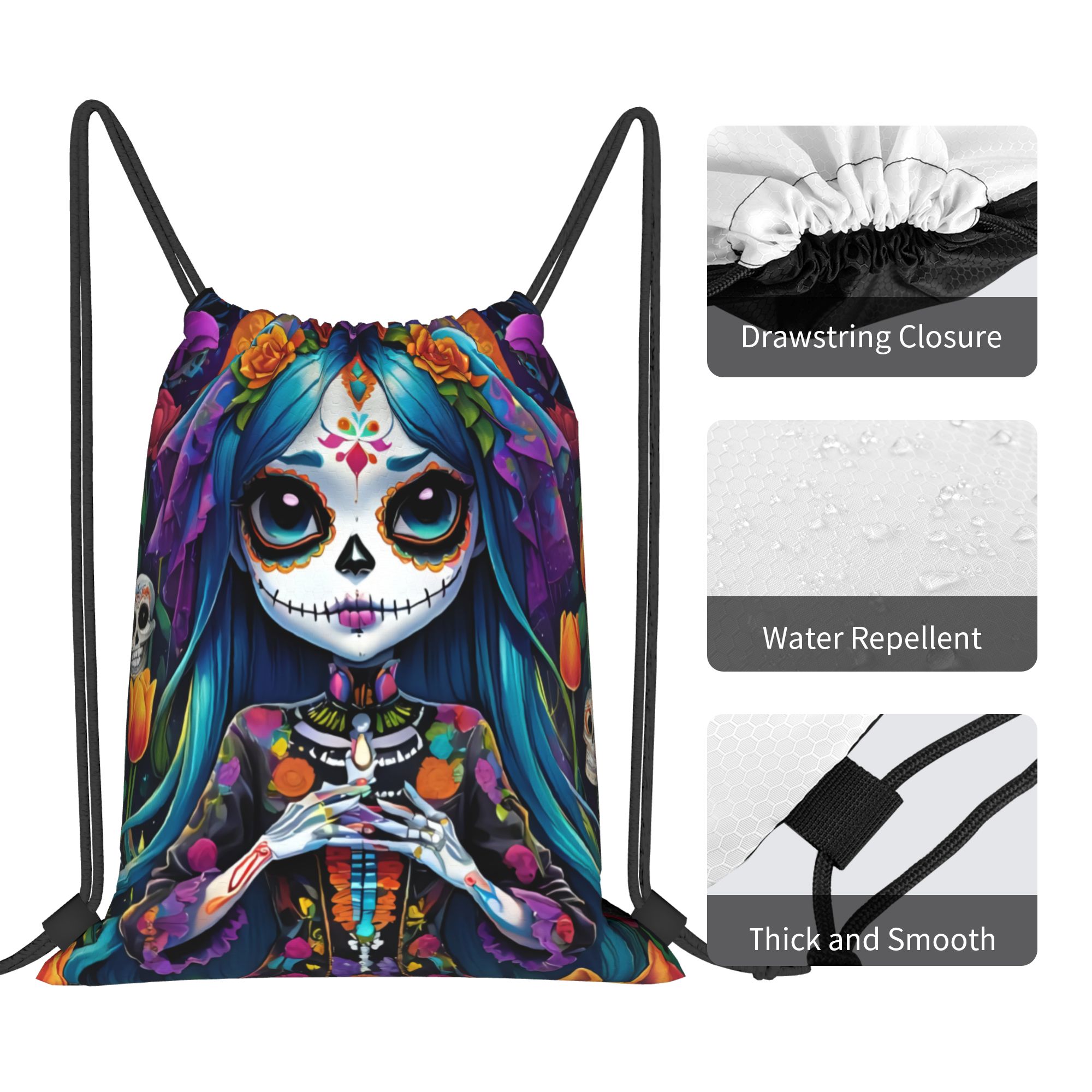 Saco Personalizado para o Dia  - Drawstring Gym Bag avaliação e preço