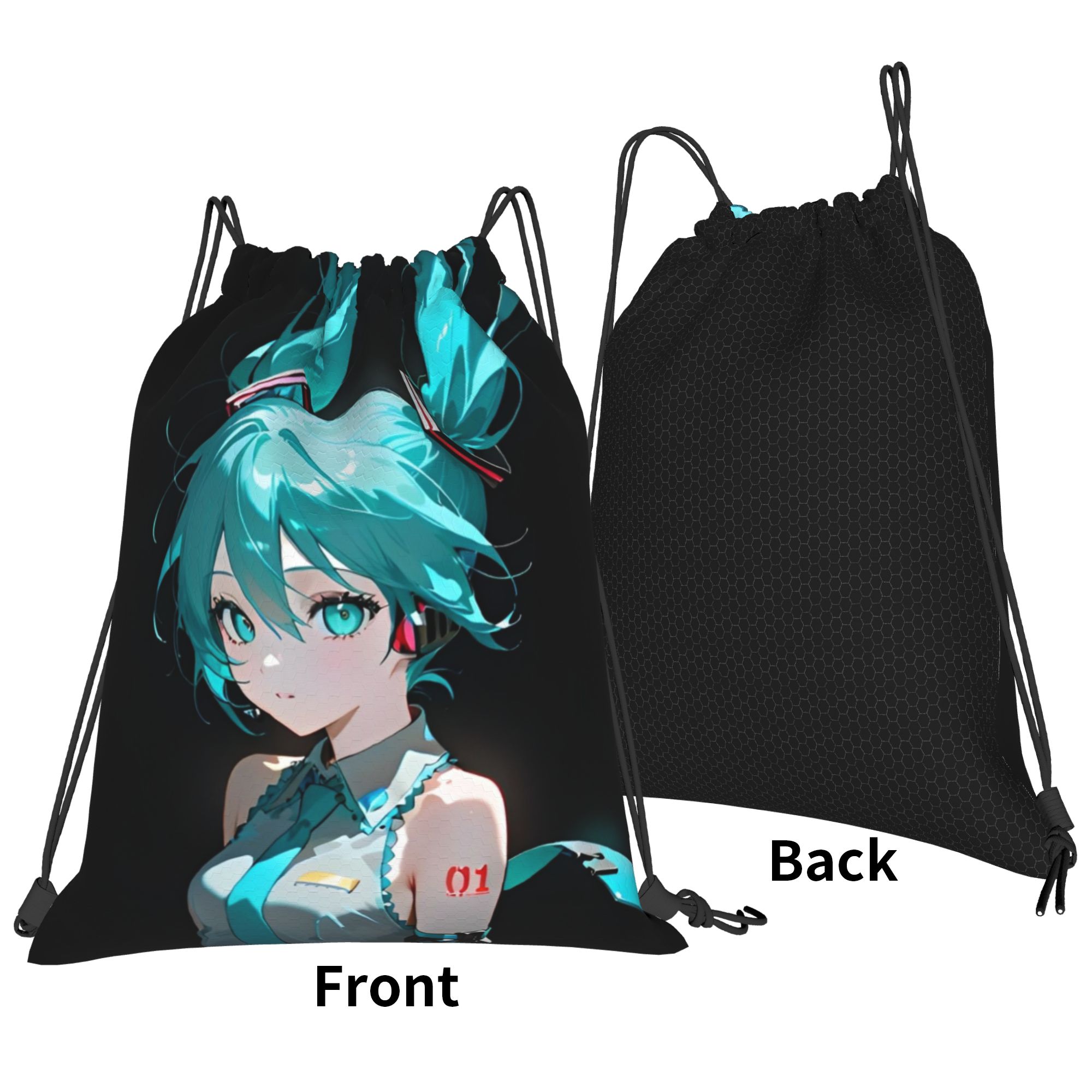 H-Hatsunes Mikus Bag Mochila c - Drawstring Gym Bag avaliação e preço
